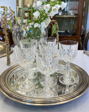 Încarcă imaginea în vizualizatorul Galerie, Set vintage de 6 pahare din cristal, cca. anii ‘70