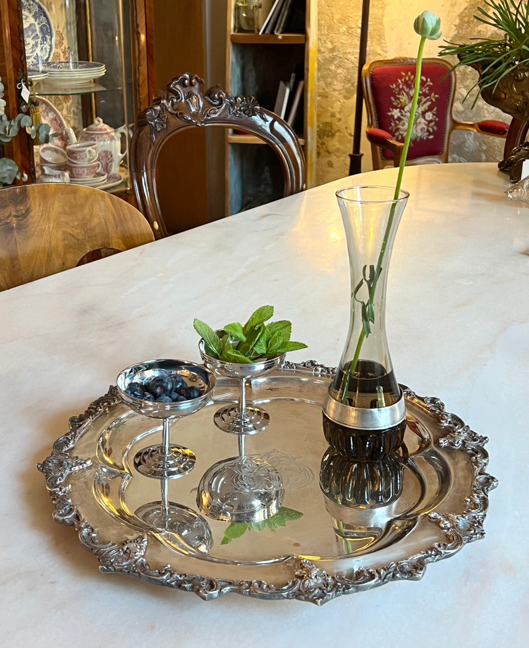 Tavă vintage Royal Sheffield, cca. anii ‘80