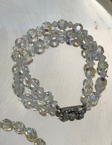 Set vintage, 3 piese din cristal, cca. anii ‘60