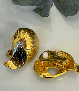 Cercei clip vintage, cca. anii ‘90