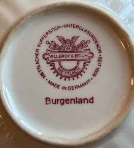 Set bol și farfurioară, Villeroy&Boch, anii ‘60