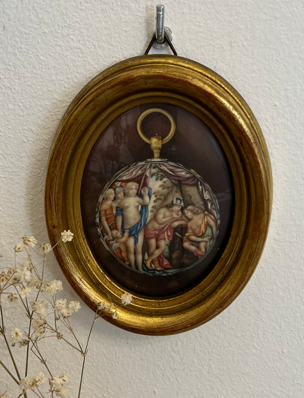 Reproducere religioasă cu ramă din lemn, cca. anii ‘30