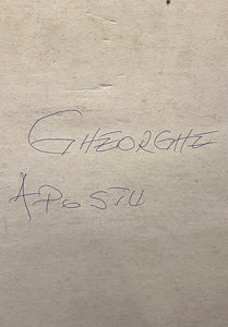Pictură, semnat Gheorghe Apostu, 1976