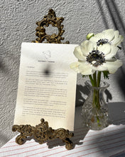 Încarcă imaginea în vizualizatorul Galerie, Sevalet vintage în stil Rococo
