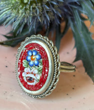 Încarcă imaginea în vizualizatorul Galerie, Inel vintage - micromosaic
