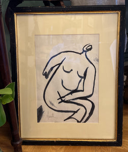 Pictură, semnat Gheorghe Apostu, 1976