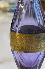 Încarcă imaginea în vizualizatorul Galerie, Sticlă de parfum vintage cu detalii din bronz, cca. anii ‘50
