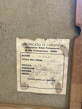 Încarcă imaginea în vizualizatorul Galerie, Tablou vintage &quot;Fiori&quot; - Virgilio, 1967, ulei pe pânză
