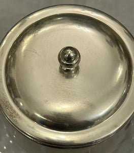 Carafă vintage din cristal și argint, cca. anii ‘50