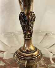 Încarcă imaginea în vizualizatorul Galerie, Soliflora vintage “flaut baroc” detalii argint
