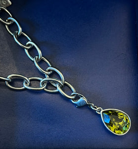 Brățară vintage Swarovski cu pandantiv din cristal