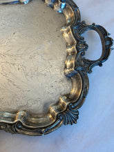 Încarcă imaginea în vizualizatorul Galerie, Tava Cupru Argintat - Art Nouveau
