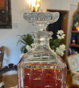 Decantor whiskey cristal si argint 800