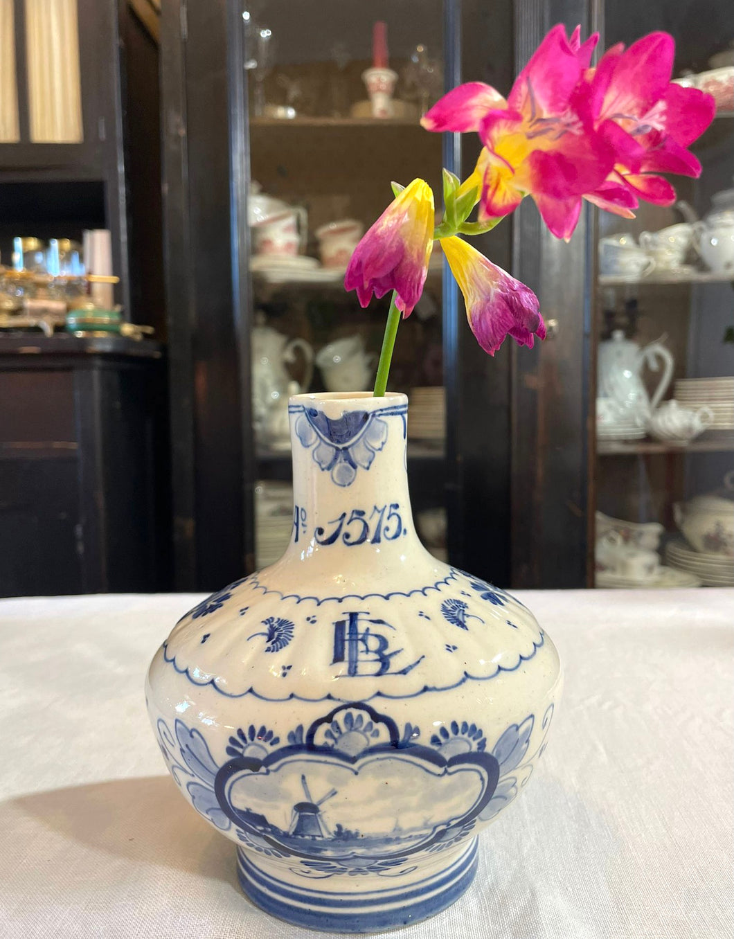 Vaza mini ceramica Delft